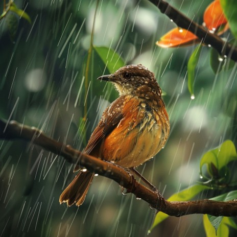 Rain and Birds Guiding to Deep Rest ft. Hz Frequencies Solfeggio Healing & Sacred Flute