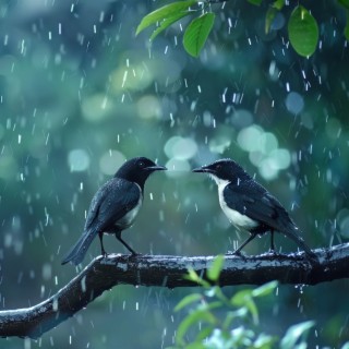 Peaceful Binaural Nature: Rain and Birds Relaxation Sounds