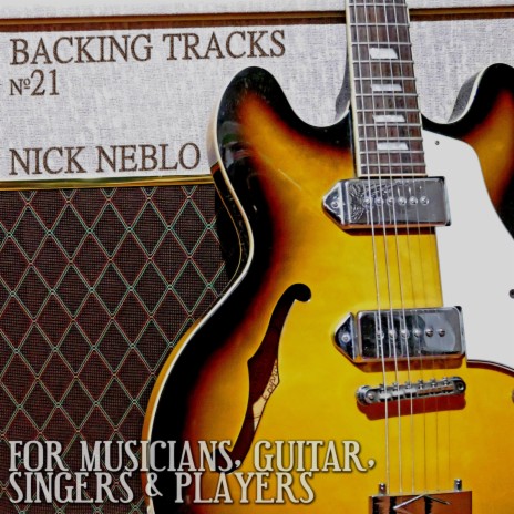 Straight Rock Guitar Backing Track C Major