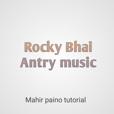 Rocky Bhai Antry music | Boomplay Music