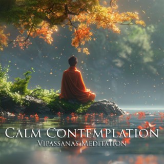 Calm Contemplation: Vipassana's Pure Meditation in Ambient Bliss, Peaceful Music for Spiritual Healing & Meditation