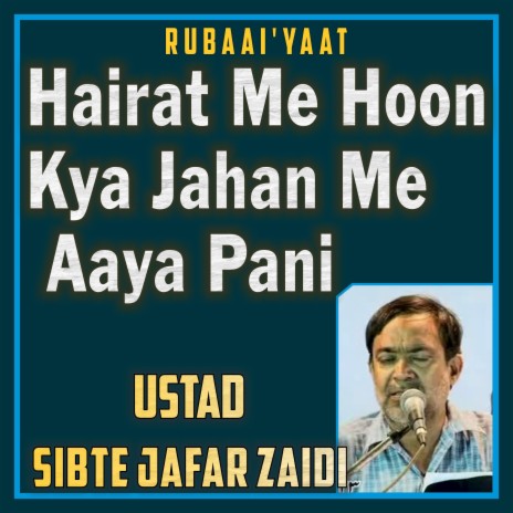 Hairat Me Hoon Kya Jahan Me Aaya Pani | Boomplay Music