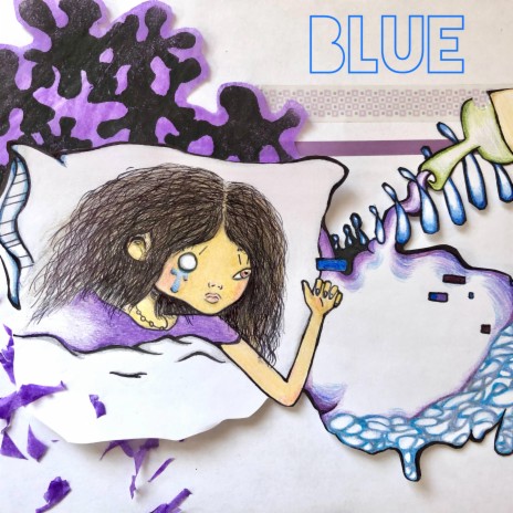 blue ft. LEVITIN | Boomplay Music