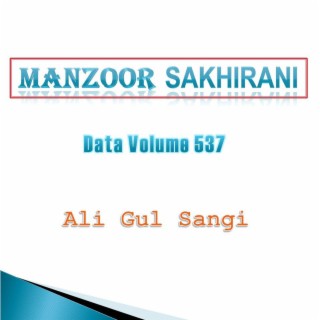 Manzoor Sakhirani, Vol. 537 Ali Gul Sangi
