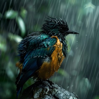 Serene Binaural Nature Meditation: Birds and Rain Sounds