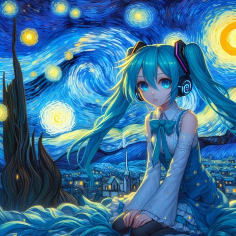 Starry Night ft. Hatsune Miku | Boomplay Music