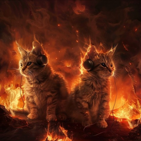 Cats Cozy Fire Nights ft. Besina & S. Key | Boomplay Music