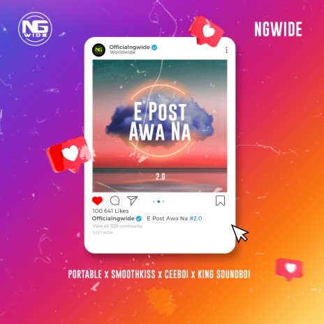 E Post Awa na 2.0 ft. King Soundboi, Ceeboi, Portable & SmoothKiss | Boomplay Music