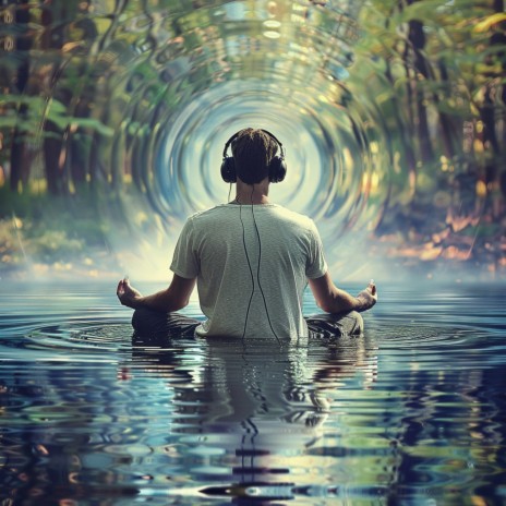 Meditation Stream Calm ft. Waterfall White Noise & Binaural Beats Sleep Aid