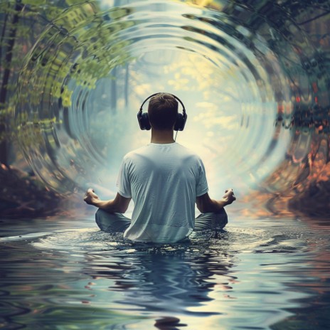 Calm River Meditation ft. Japanese Garden & Light Vibrations