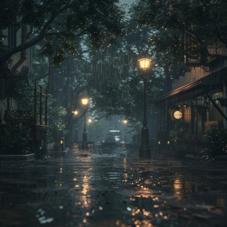 Soothing Raindrops for Restful Nights ft. Deep Sleep Thunderstorm & orbital voices | Boomplay Music