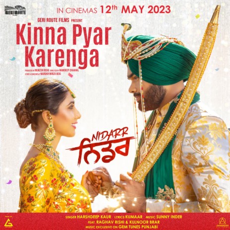 Kinna Pyar Karenga ft. Raghav Rishi & Kulnoor Brar | Boomplay Music