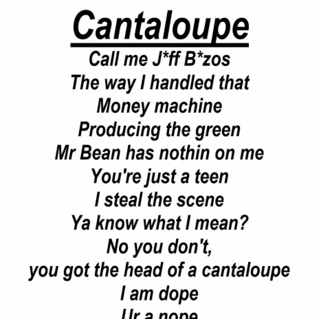 Cantaloupe | Boomplay Music