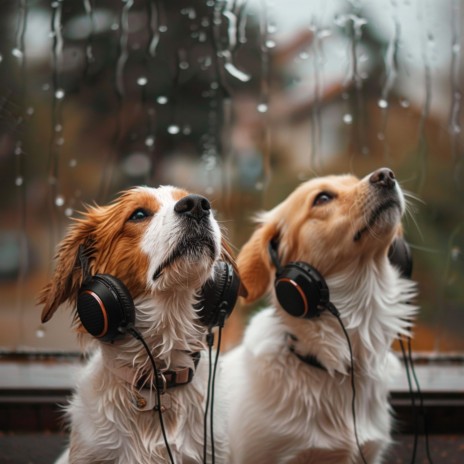 Binaural Canine Calm ft. Rain Hard & Relaxing Peace