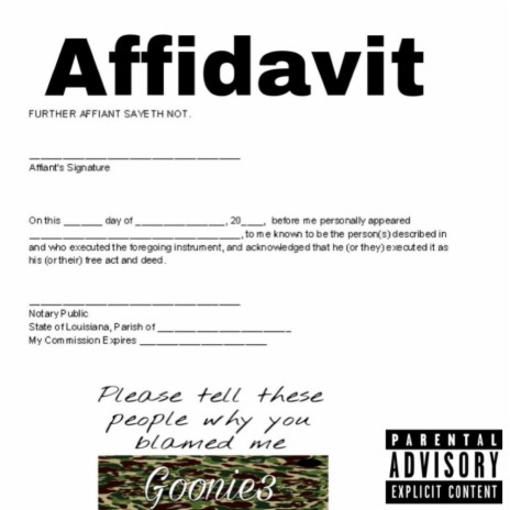 Affidavit | Boomplay Music