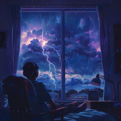 Serenity Waves Binaural ft. Stormy Dreams (Rain) & Meditation Music 528 Hz | Boomplay Music