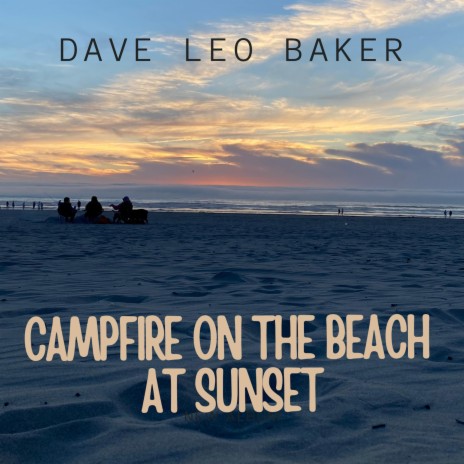 Campfire On A Beach At Sunset