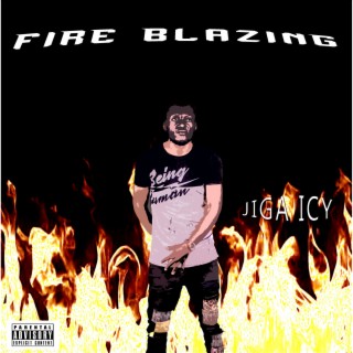 Fire blazing