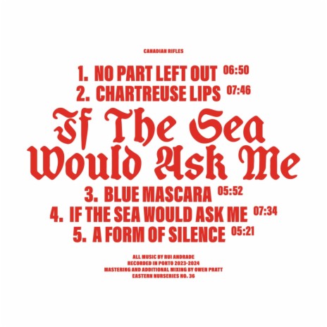 If The Sea Would Ask Me | Boomplay Music