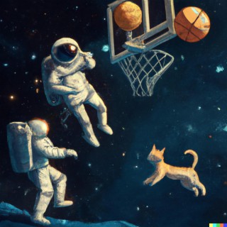 Astro Balling In Space