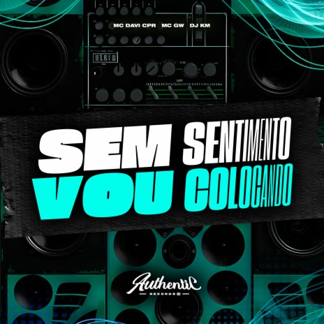 Sem Sentimento Vou Colocando ft. DJ KM & MC GW | Boomplay Music