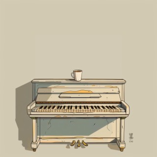 Coffee cup & a piano