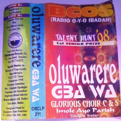 Oluwa Rere Gba Wa Track 1