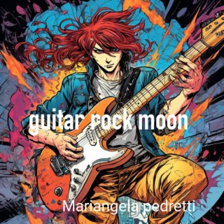Guitar rock moon