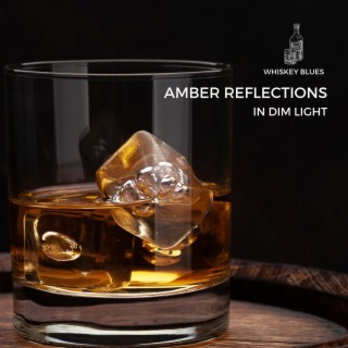 Amber Reflections in Dim Light