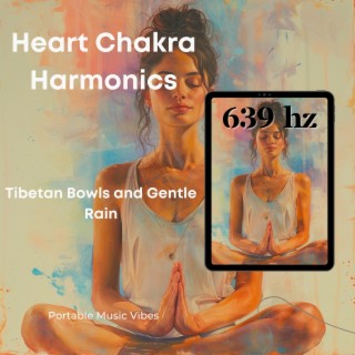 639 Hz Heart Chakra Harmonics: Tibetan Bowls and Gentle Rain