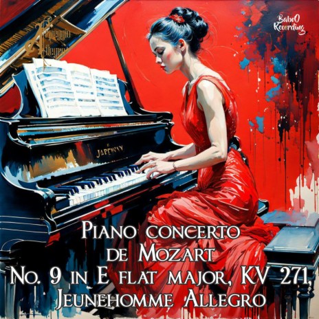 Piano concerto de Mozart No. 9 in E flat major, KV 271, Jeune Homme Allegro | Boomplay Music