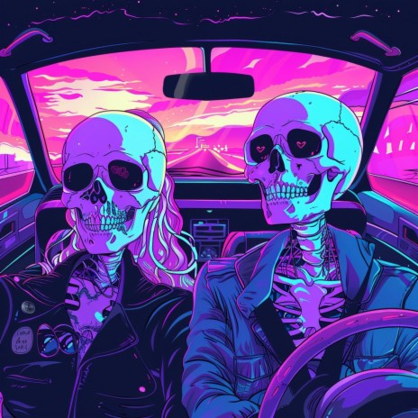 Cruising With My Cyber Zombie Soul Mate Through the Neon Glow of Forever