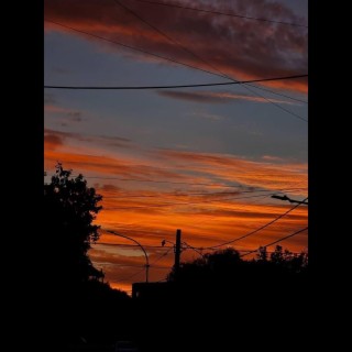 El cielo esta rojiso