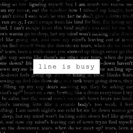 line is busy | Boomplay Music