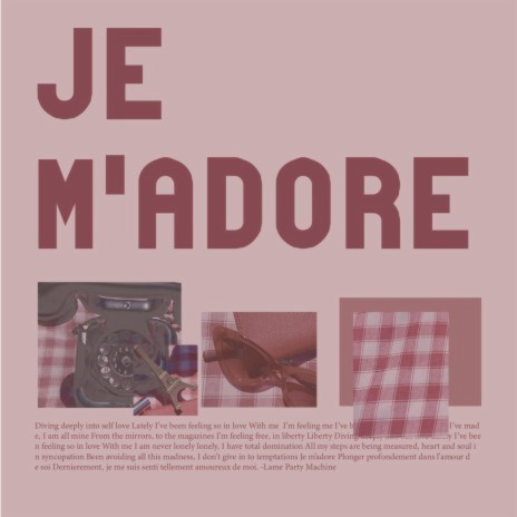 Je m'adore | Boomplay Music
