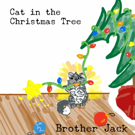 Cat in the Christmas Tree