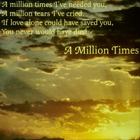 A Million Times | Boomplay Music