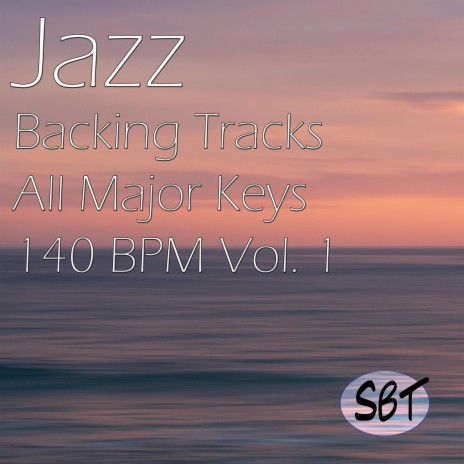 Jazz Backing Track in C Major 140 BPM, Vol. 1