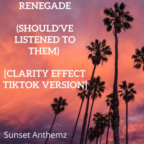 Renegade (should've listened to them) [Clarity Effect TikTok Version] | Boomplay Music