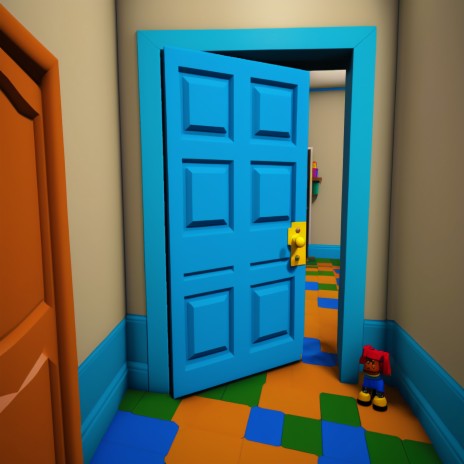 Roblox door, halt | Poster