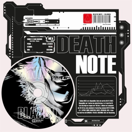 BLANCO / DEATH NOTE ft. Fab's Brownz | Boomplay Music