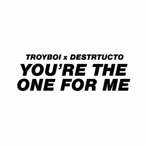 You're the One For Me ft. Destructo | Boomplay Music