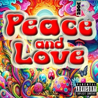 PEACE & LOVE (BLACK HIPPY)
