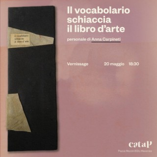 il vocabolario schiaccia il libro d'arte