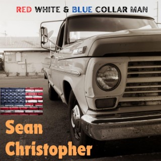 Red White And Blue Collar Man