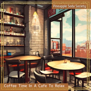 Coffee Time in a Cafe to Relax