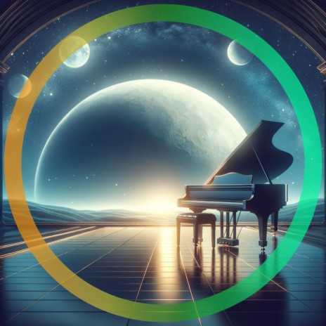 Piano Whispers under the Lunar Glow