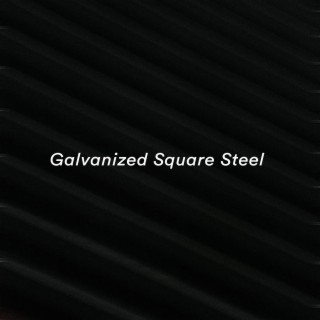 Galvanized Square Steel and Eco Friendly Wood Veneer