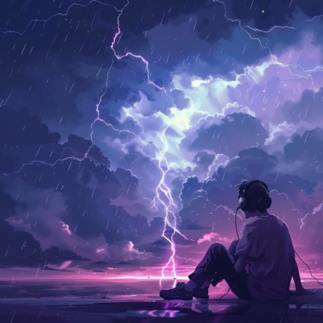 Melodies in Thunder's Clasp ft. Concentration Rain Sounds & Hertzzz | Boomplay Music