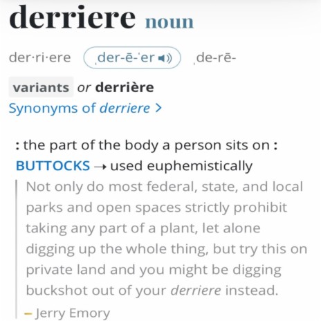 Derrière | Boomplay Music